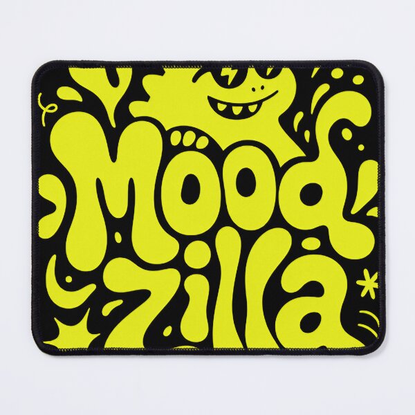 Item preview, Moodzilla – Funky Font Vector, Vibrant Organic Typography on Black designed and sold by Jandedan.