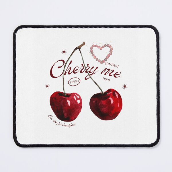 Item preview, Cherry Heart Neon Blue Design designed and sold by Paw-and-Purr.