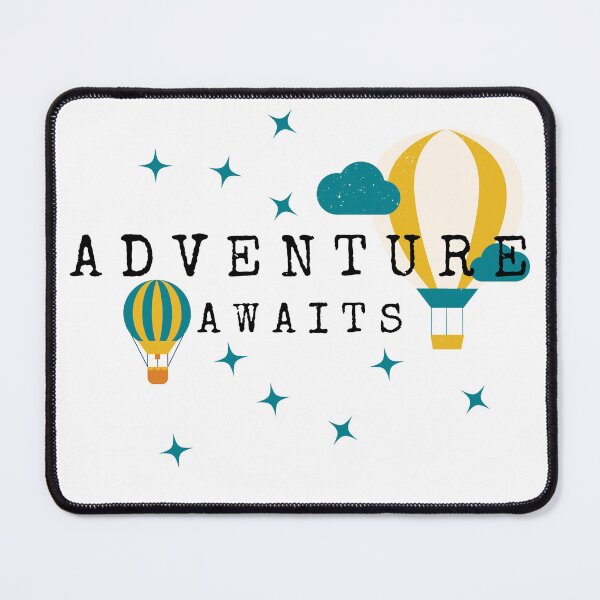 Item preview, Adventure Awaits Hot Air Balloons designed and sold by Sailing Llamas.