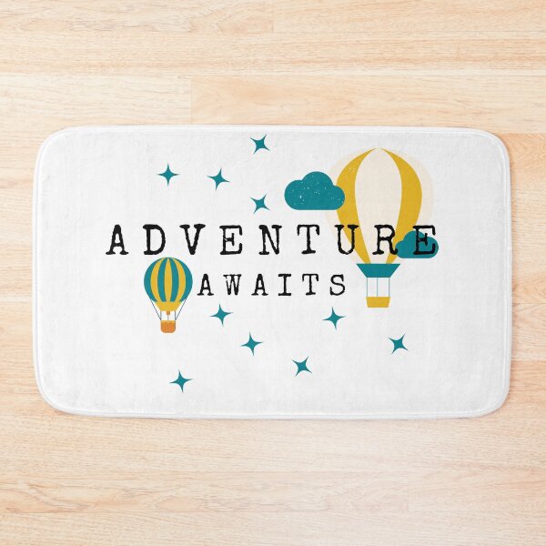 Item preview, Adventure Awaits Hot Air Balloons designed and sold by Sailing Llamas.