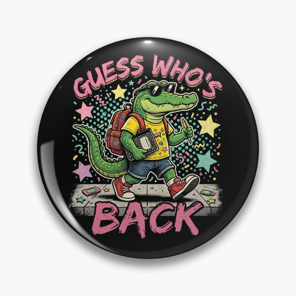 Item preview, Guess Who's Back 90s Retro Alligator Back To School  designed and sold by AdyKurniawan.