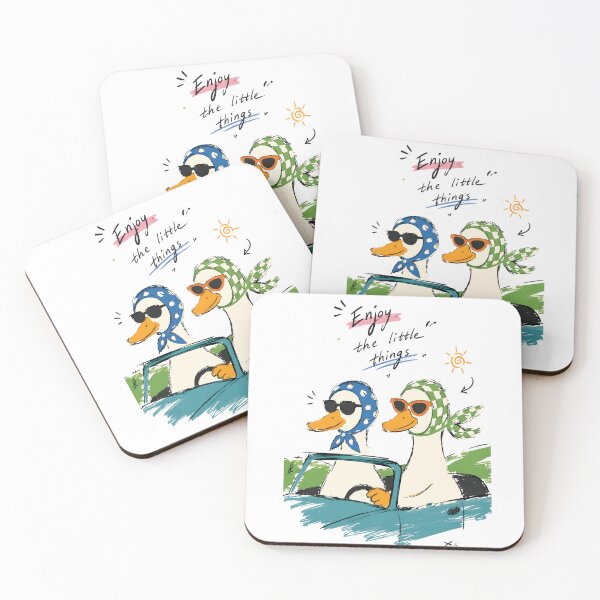 Item preview, Ducks Road Trip Enjoy Little Things Cute Art designed and sold by RamyGallery.