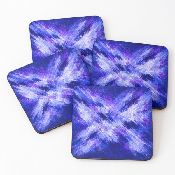 Item preview, Blue Violet Energy Burst Abstract Art designed and sold by Ingorgia Studio.