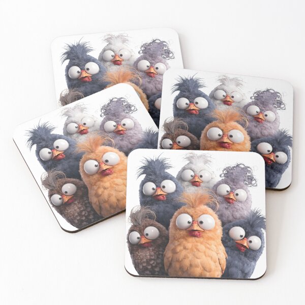 Item preview, Goofy Fluffy Chickens With Big Googly Eyes designed and sold by DariaOltes.