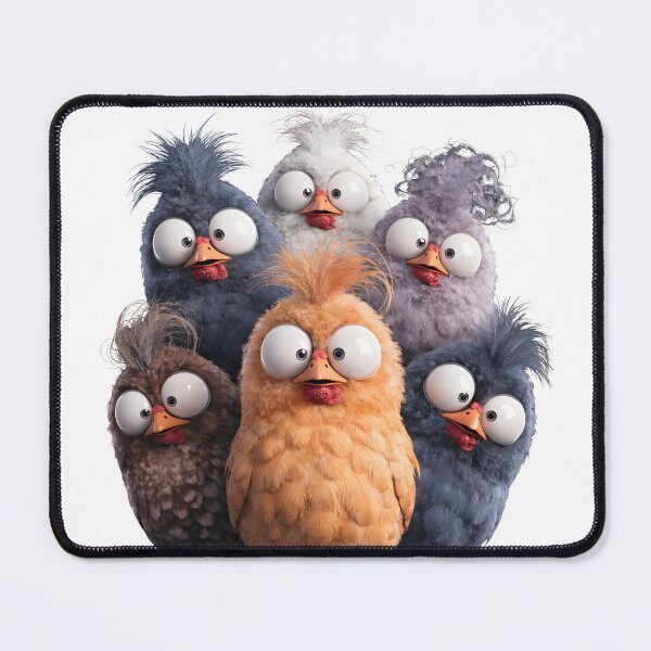 Item preview, Goofy Fluffy Chickens With Big Googly Eyes designed and sold by DariaOltes.