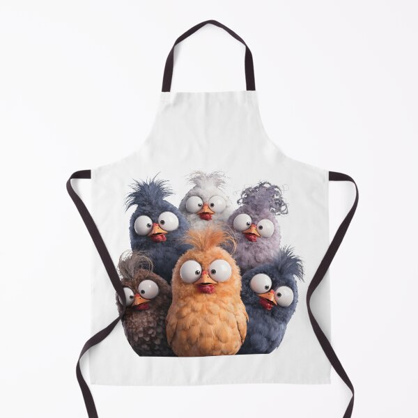 Item preview, Goofy Fluffy Chickens With Big Googly Eyes designed and sold by DariaOltes.