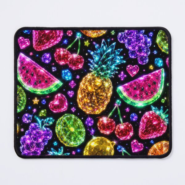 Item preview, Neon Crystal Fruits Pattern designed and sold by Aramdesing.