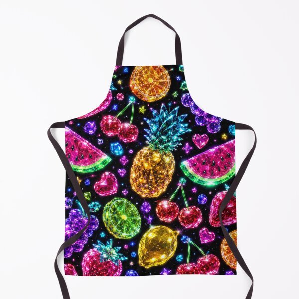 Item preview, Neon Crystal Fruits Pattern designed and sold by Aramdesing.