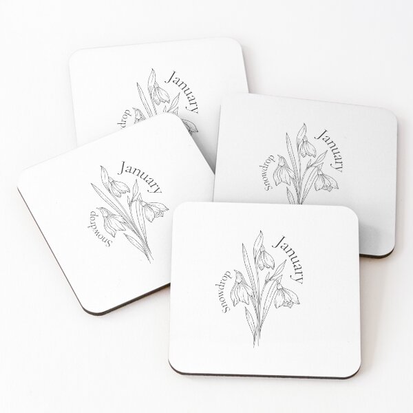 Item preview, Birth flower - January (snowdrop) designed and sold by dragonteastudio.