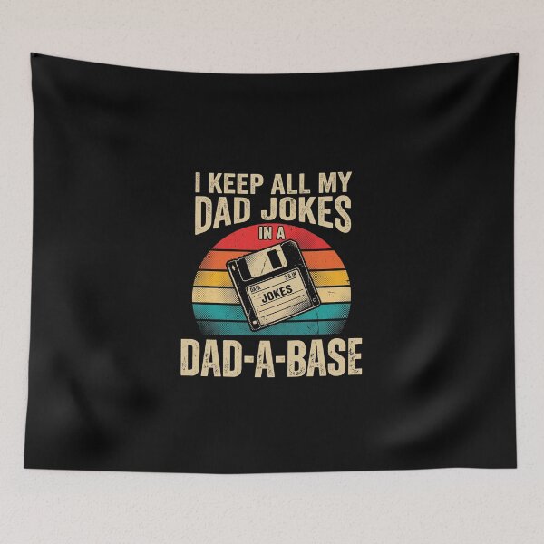 Item preview, Dad-A-Base Retro Floppy Disk Dad Joke Pun designed and sold by AdyKurniawan.