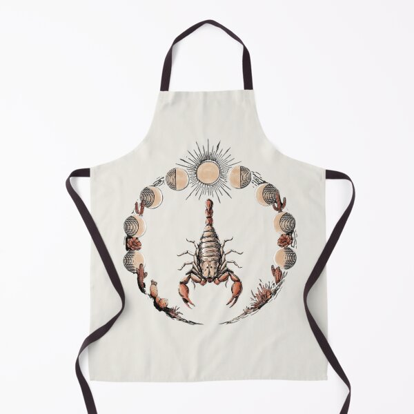 Item preview, Western Gothic Scorpion Moon Phases Celestial Desert Art designed and sold by Cozy Aesthetic design .