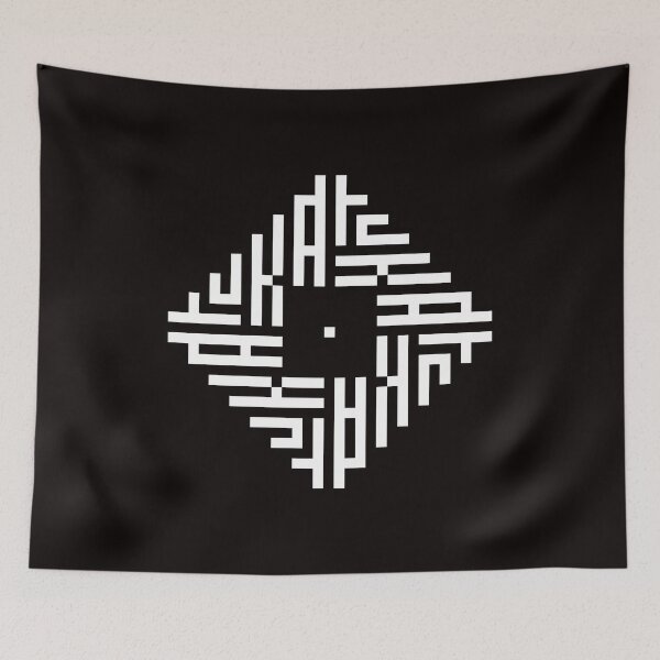 Item preview, LUKA | White  | Modern Geometric Kufi Calligraphy | From Name to Art   designed and sold by FOR YOUR NAME.