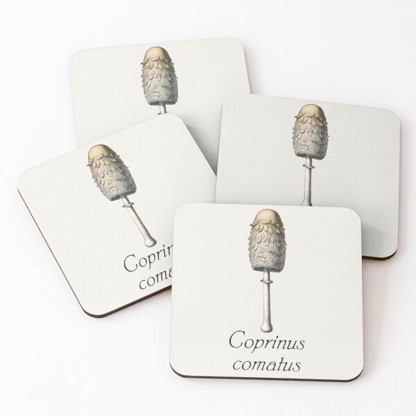 Item preview, Ink Cap Mushroom Vintage Botanical Mystical Mycology designed and sold by Cozy Aesthetic design .
