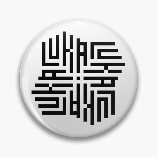 Item preview, LUKA | Black  | Modern Geometric Kufi Calligraphy | From Name to Art   designed and sold by FOR YOUR NAME.