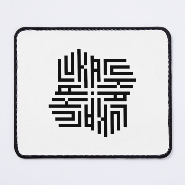 Item preview, LUKA | Black  | Modern Geometric Kufi Calligraphy | From Name to Art   designed and sold by FOR YOUR NAME.