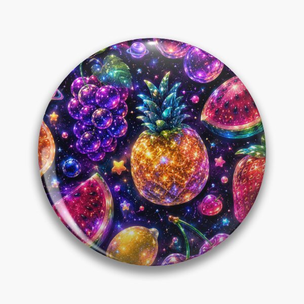 Item preview, Neon Crystal Fruits Pattern designed and sold by Aramdesing.