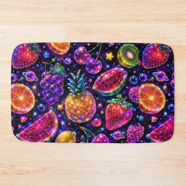 Item preview, Neon Crystal Fruits Pattern designed and sold by Aramdesing.