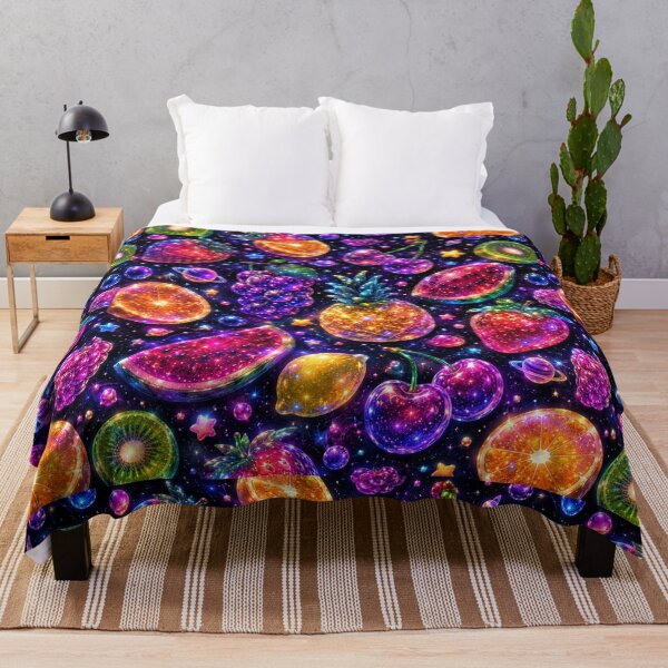 Item preview, Neon Crystal Fruits Pattern designed and sold by Aramdesing.