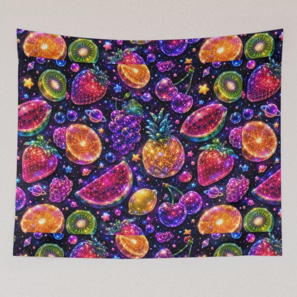 Item preview, Neon Crystal Fruits Pattern designed and sold by Aramdesing.
