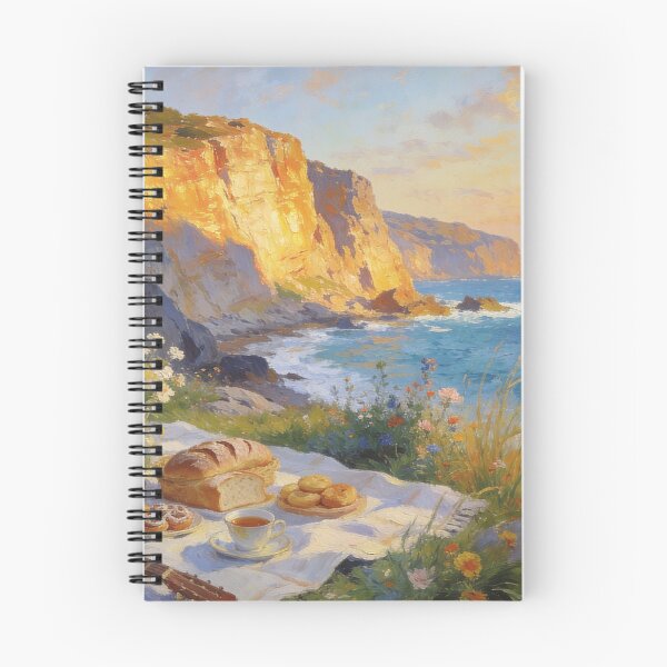 Item preview, Sunset Picnic on the Coastal Cliffs designed and sold by BlareBlare.