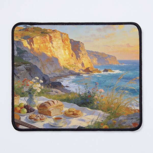 Item preview, Sunset Picnic on the Coastal Cliffs designed and sold by BlareBlare.