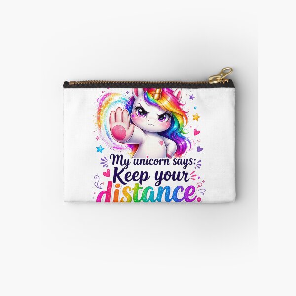 Item preview, My Unicorn Says Keep Your Distance German Quote designed and sold by Tinosshop.