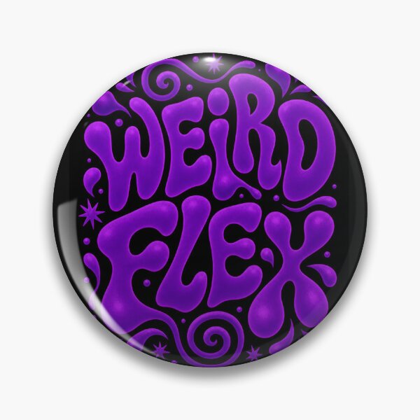 Item preview, Weird Flex – Funky Font Vector, Vibrant Organic Typography on Black designed and sold by Jandedan.