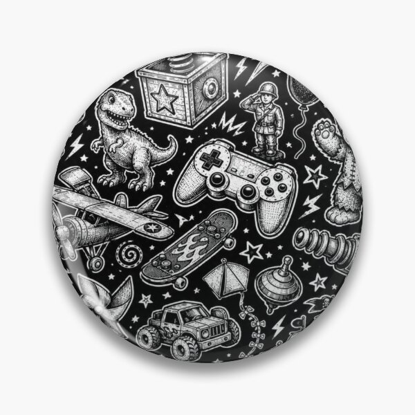 Item preview, Forgotten Toy Box – Vintage Retro Toy Collage designed and sold by Toyebox-Designs.