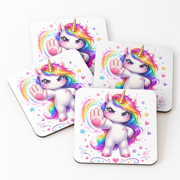 Item preview, My Unicorn Says Keep Your Distance German Quote designed and sold by Tinosshop.