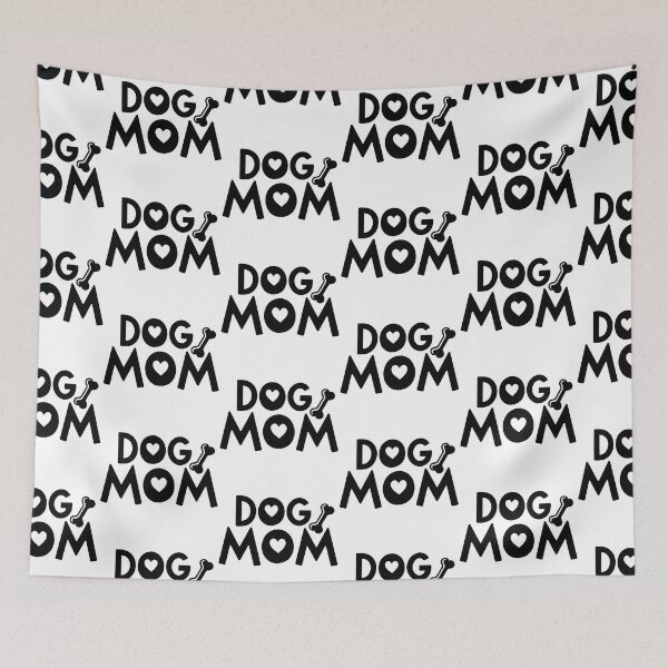 Item preview, Dog Mom - Cute Retro Puppy Pet Gift Dog Quotes Cool Mother Matching Family Owner Girl Mom Female Apparel Art designed and sold by FuzionRaptor.