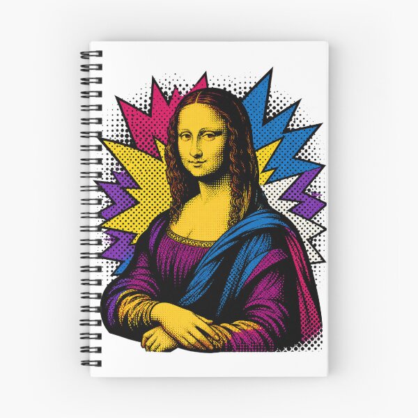 Item preview, Mona Lisa Pop Art | Retro Comic Book Style | Bold Graphic Art Inspired by a Classic Masterpiece designed and sold by Rewind Society.