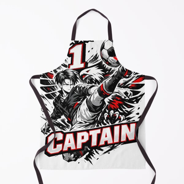 Item preview, Elite Eagle Captain Soccer - Dark Ink Anime Striker Art designed and sold by MugenAnime.