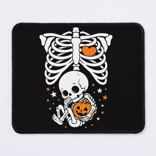 Item preview, Halloween Skeleton Baby Rib Cage Pregnant Pumpkin Women designed and sold by clothesy7.