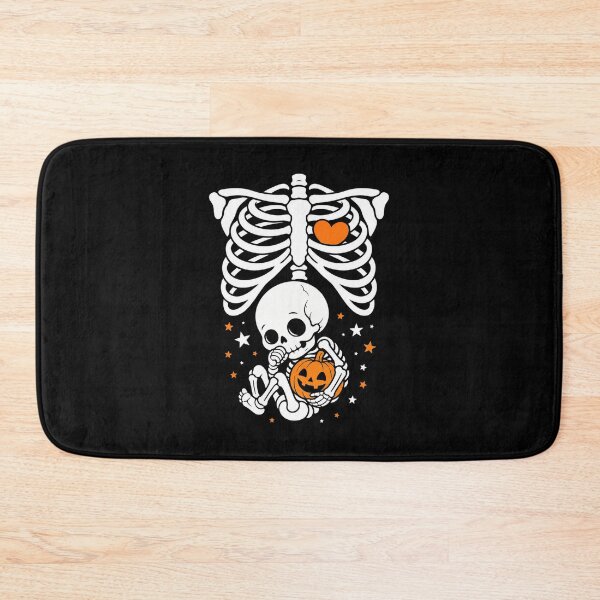 Item preview, Halloween Skeleton Baby Rib Cage Pregnant Pumpkin Women designed and sold by clothesy7.