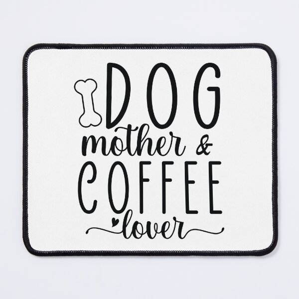 Item preview, Dog Mother Coffee Lover - Retro Puppy Gift Dog Quotes Cool Mom Matching Family Owner Girl Female Apparel Art designed and sold by FuzionRaptor.