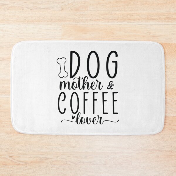 Item preview, Dog Mother Coffee Lover - Retro Puppy Gift Dog Quotes Cool Mom Matching Family Owner Girl Female Apparel Art designed and sold by FuzionRaptor.