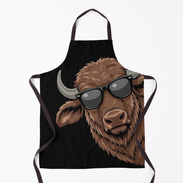 Item preview, Cool Buffalo With Sunglasses Yellowstone Wildlife Bison designed and sold by DSWShirts.