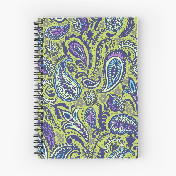 Item preview, Colorful paisley pattern in yellow designed and sold by bokasin.