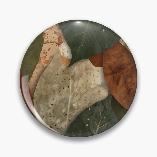 Item preview, Warm Earth Tone Botanical Leaves Art designed and sold by Glitchart66.