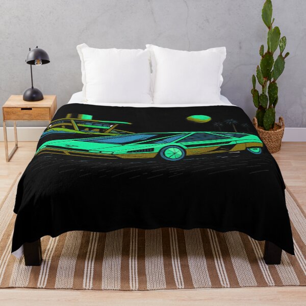 Item preview, 80s Retro Futuristic Concept Car Neon Synthwave Design designed and sold by TEEJAMBOREE.
