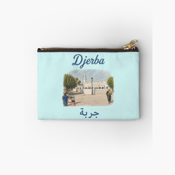 Item preview, Turkish Mosque, Djerba, Tunisia, white mosque, street scene designed and sold by JOANNASKAH.