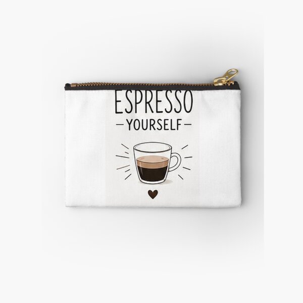Item preview, Espresso Yourself | Funny Coffee Pun Typography | Cute Espresso Lover Gift for Mug, Sticker & T-Shirt designed and sold by Sara-Ai.