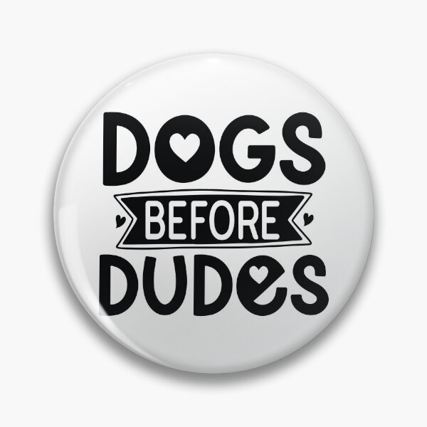 Item preview, Dogs Before Dudes - Funny Retro Puppy Gift Dog Quotes Cool Mother Matching Family Owner Girl Mom Female Apparel Art designed and sold by FuzionRaptor.