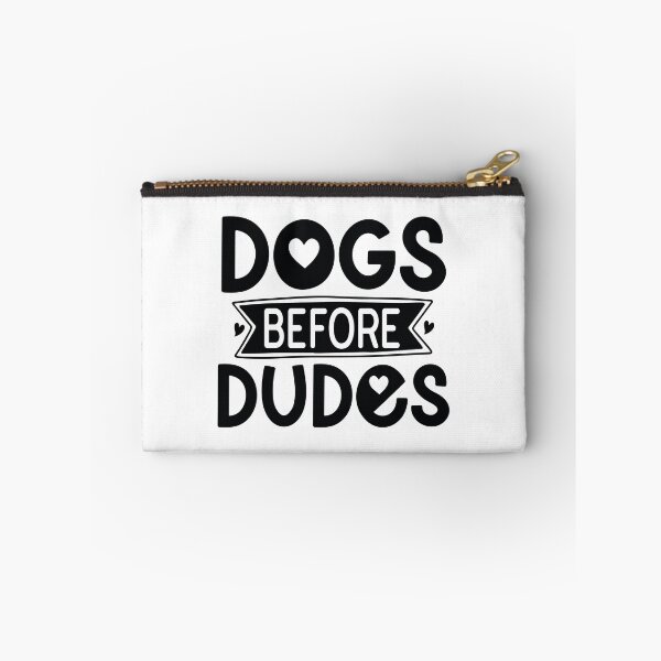 Item preview, Dogs Before Dudes - Funny Retro Puppy Gift Dog Quotes Cool Mother Matching Family Owner Girl Mom Female Apparel Art designed and sold by FuzionRaptor.
