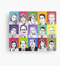 The Office Cast Metal Print