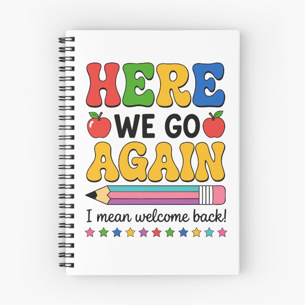 Item preview, Here We Go Again I Mean Welcome Back Teacher Groovy  designed and sold by BornBorn.