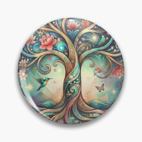 Item preview, Whimsical Tree of Life Botanical Illustration designed and sold by mdsakibhossain.