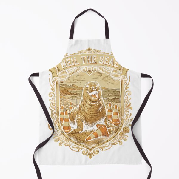 Item preview, Neil the Seal Tasmanian Legend Vintage Emblem designed and sold by raketn.