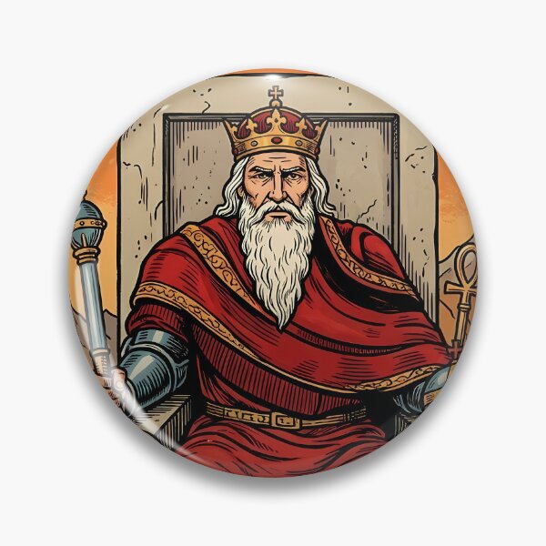 Item preview, VINTAGE THE EMPEROR TAROT CARD - Power designed and sold by Clavivs.