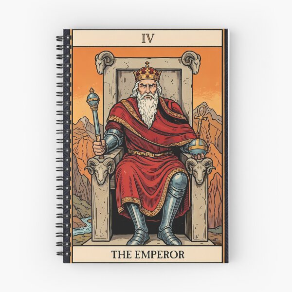 Item preview, VINTAGE THE EMPEROR TAROT CARD - Power designed and sold by Clavivs.